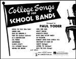 Hal Leonard  Yoder P  College Songs for School Bands - 1st  Clarinet