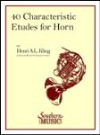 40 Characteristic Etudes [french horn]