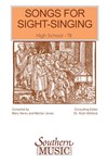 Songs For Sight Singing-High School Tenor/Bass