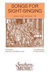 Songs For Sight Singing-Junior High Tenor/Bass