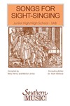 Songs For Sight Singing-High School/Junior High SAB Volume 1