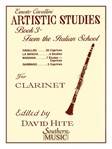 Southern Ernesto Cavallini Hite D  Artistic Studies Book 3 (Italian) - Clarinet