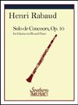 Southern Rabaud H   Solo de Concours - Clarinet