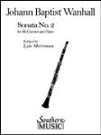 Sonata No. 2 ( Archive) [clarinet] Vanhal