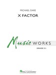 X Factor [concert band] Oare Score & Pa