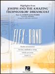 Hal Leonard Webber A L Sweeney M  Joseph & Amazing Technicolor Dreamcoat Highlights (Flex Band) - Concert Band