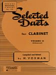 Rubank Various Voxman H  Selected Duets Volume 2 - Clarinet Duet