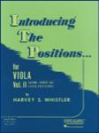 Rubank Whistler H   Introducing The Positions Volume 2 - Viola