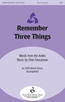 Remember 3 Things