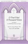 O That I Had A Thousand Voices