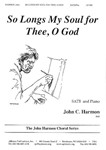 So Longs My Soul For Thee, O God - Satb-pno - Oct