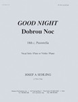 Dobrou Noc/good Night (pastorella) - S/t-pno