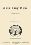 Auld Lang Syne - Satb A Cap