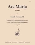 Ave Maria Nos. 1 & 2 - Ww Or Br Solo Or Duet/pno