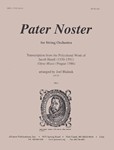 Pater Noster - Handl - Stg Orch - Set