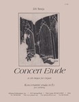 Concert Etude In Eb For Organ
