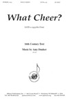 What Cheer? - Satb A Cap
