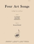 Four Art Songs By Bernard Brindel - Vocal Solo