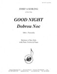 Dobrou Noc/good Night - Bs Voc-fl-pno