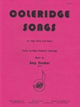 Coleridge Songs - High Voice/pno