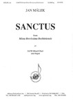 Sanctus From Missa Brevissima Bechiniensis - Satb. Soli, Org