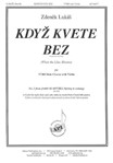 Kdyz kvete bez (When the lilac blooms)