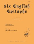 Six English Epitaphs - Bass-pno