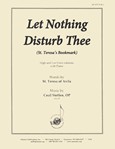Let Nothing Disturb Thee - H & L Eds-pno