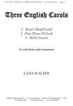 Three English Carols - Sa-pno