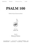 Psalm 100 - Satb-pno