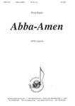Abba - Amen - Satb A Cap