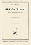 Aka Si Mi Krasna - Satb A Cap