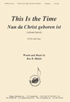 This Is The Time-advent - Satb-pno