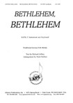 Bethlehem, Bethlehem - Satb