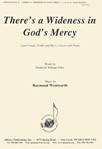 Theres A Wideness In Gods Mercy - Sb-pno