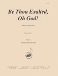 Be Thou Exalted, Oh God! - Med Voc Solo-pno