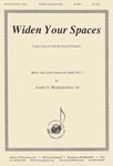 Widen Your Spaces/is. 54:2,3 - Satb-pno