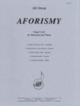 Aforismy - Baritone Solo-pno