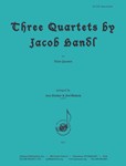 Three Quartets By Jacob Handl - Fl 4