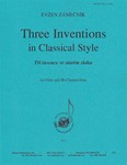 Three Inventions In Classical Style - Fl & Clt