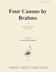 Four Canons By Brahms Fr Op. 113 - 3 Eb Sax