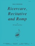 Ricerare, Recitative And Romp - Clarinet & Piano
