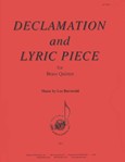 Declamation And Lyric Piece For Brass Quintet