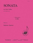 Sonata for Solo Violin