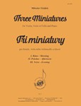 Three Miniatures: Morning, Afternoon & Evening - Strg Solo-pno