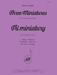 Three Miniatures: Morning, Afternoon & Evening - String Solo