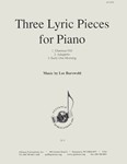Three Lyric Pieces For Piano