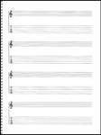 159. Spiral Book 4-Stave/16 Chord Boxes (Guitar) - Passantino Manuscript Paper