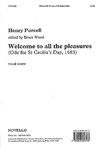 Welcome to All the Pleasures (Ode for St Cecilia's Day, 1683)