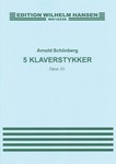 Five Piano Pieces  Opus 23